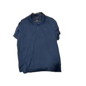 Blue Greg Norman Play Golf Shirt Mens L